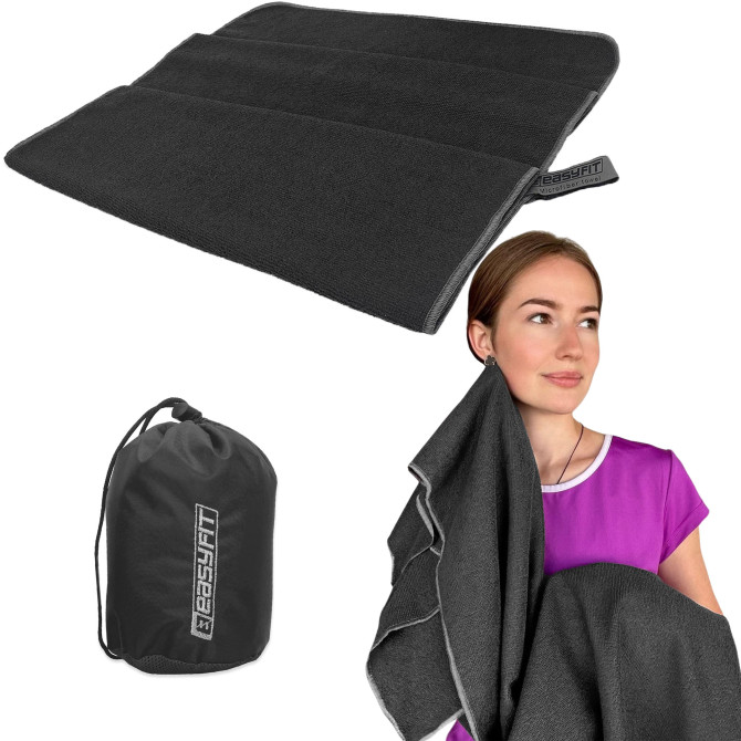 полотенце из микрофибры 90х50 см EasyFit EagleWing в сумочке