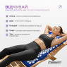 вартість на  масажний килимок Easyfit з подушкою (аплікатор Кузнєцова) синій з білим