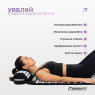 купити масажний килимок EasyFit з подушкою (аплікатор Кузнєцова) + чохол Чорний з білим
