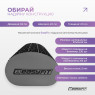 ціна на масажний килимок Easyfit з подушкою (аплікатор Кузнєцова) сірий з чорним