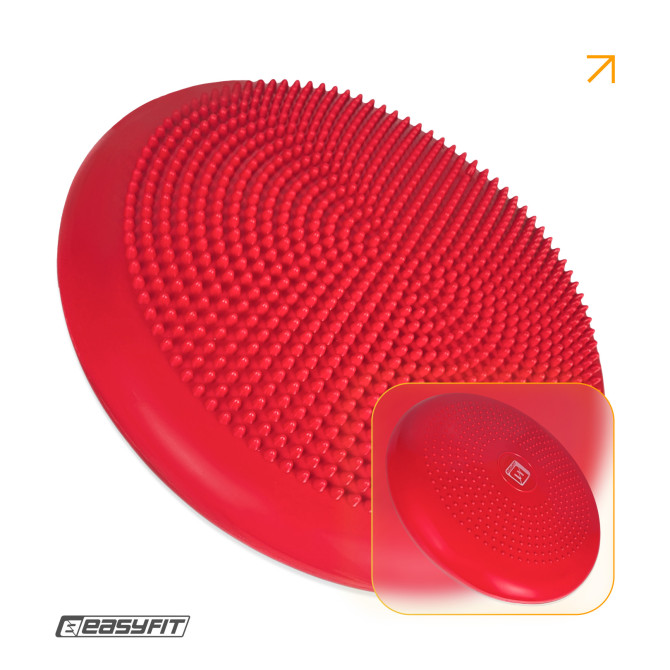 Балансировочная подушка массажная EasyFit Balance Cushion-A красная