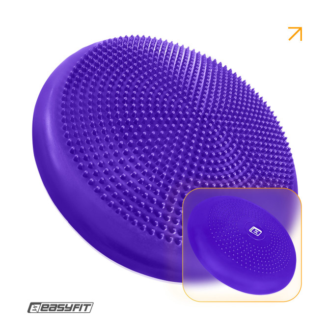 Балансировочная подушка массажная EasyFit Balance Cushion-A фиолетовая