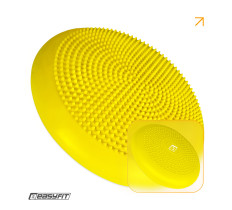 Балансировочная подушка массажная EasyFit Balance Cushion-A желтая