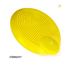 Балансувальна подушка масажна EasyFit Balance Cushion-A жовта