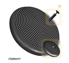 Балансировочная подушка массажная EasyFit Balance Cushion-A черная + насос