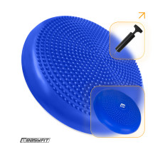 Балансировочная подушка массажная EasyFit Balance Cushion-A синяя + насос