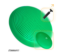 Балансировочная подушка массажная EasyFit Balance Cushion-A зеленая + насос