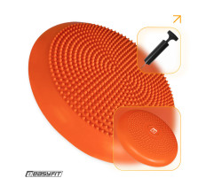 Балансувальна подушка масажна EasyFit Balance Cushion-A помаранчева + насос