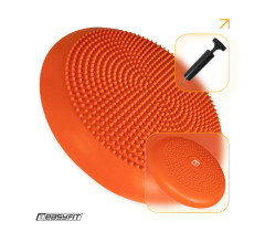 Балансировочная подушка массажная EasyFit Balance Cushion-A оранжевая + насос