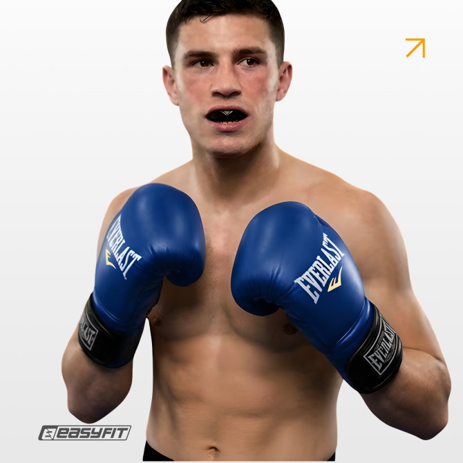 цена боксерские перчатки Everlast 6 унций (6 oz) синий