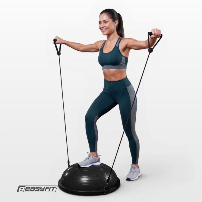 опт балансувальна платформа EasyFit BOSU 60 см чорна