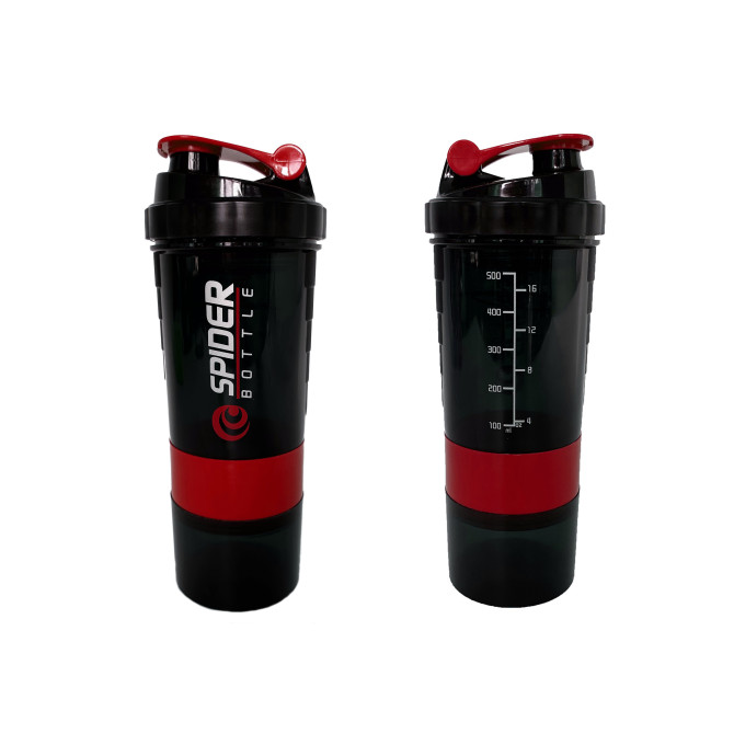шейкер спортивный EasyFit Spider 0,5 л красный