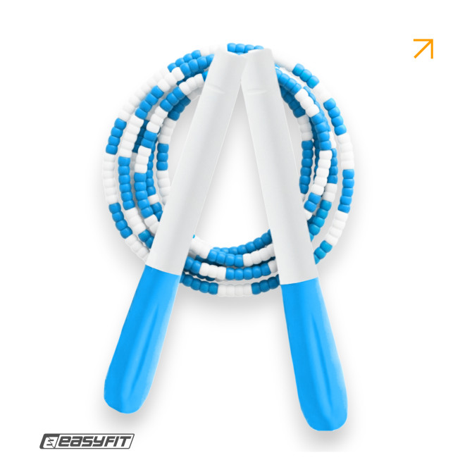 Бисерная скакалка EasyFit FreeRope 2,7 м