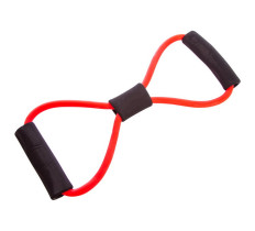 Эспандер EasyFit восьмерка трубчатый красный