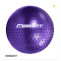 Фитбол 65 см EasyFit Hybrid фиолетовый (фитбол полумассажный)