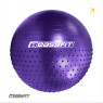 Фитбол 65 см EasyFit Hybrid фиолетовый (фитбол полумассажный)