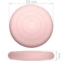 Балансировочная массажная подушка гладкая EasyFit Balance Cushion Бежевый