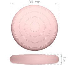 Балансувальна масажна подушка гладка EasyFit Balance Cushion Бежевий