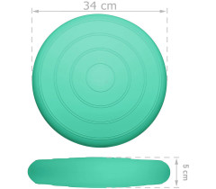 Балансувальна масажна подушка гладка EasyFit Balance Cushion Бірюзовий