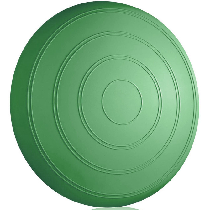 Балансувальна масажна подушка гладка EasyFit Balance Cushion Темно-зелений