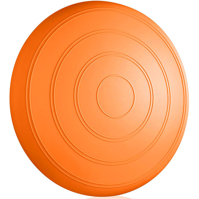 Балансировочная массажная подушка гладкая EasyFit Balance Cushion Оранжевый