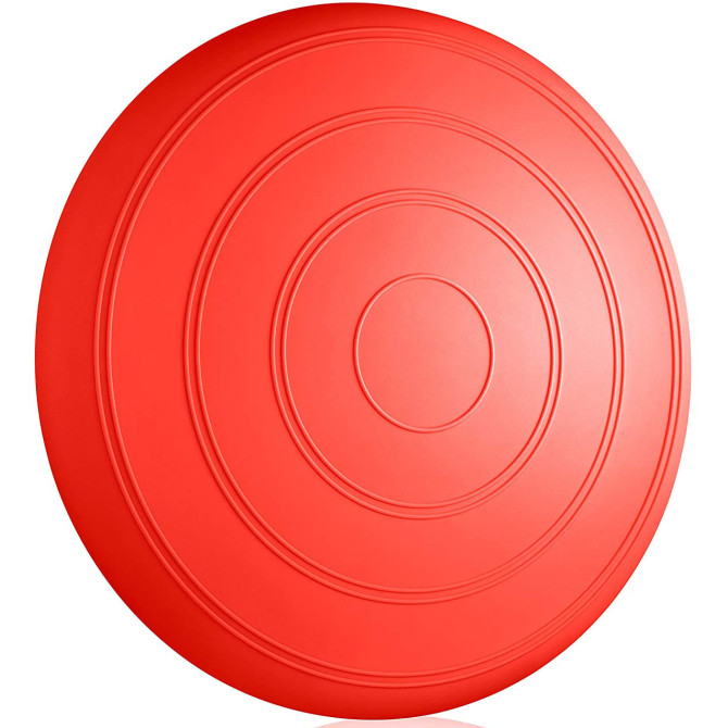 Балансировочная массажная подушка гладкая EasyFit Balance Cushion Красный