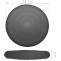 Балансировочная массажная подушка гладкая EasyFit Balance Cushion Серый