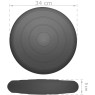 Балансировочная массажная подушка гладкая EasyFit Balance Cushion Серый