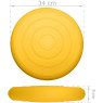 Балансировочная массажная подушка гладкая EasyFit Balance Cushion Желтый