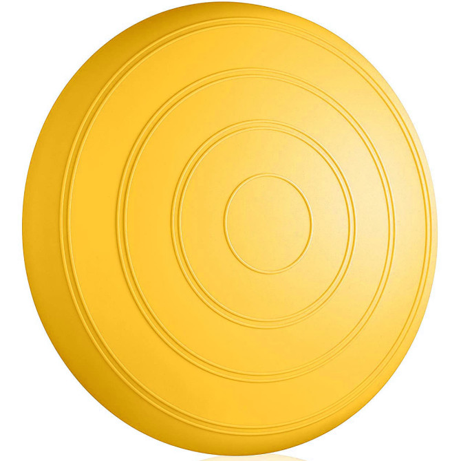 Балансировочная массажная подушка гладкая EasyFit Balance Cushion Желтый