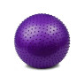 мяч для фитнеса EasyFit 65 см фиолетовый (фитбол массажный)