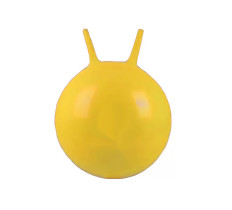 Мяч для фитнеса EasyFit 45 см с рожками желтый