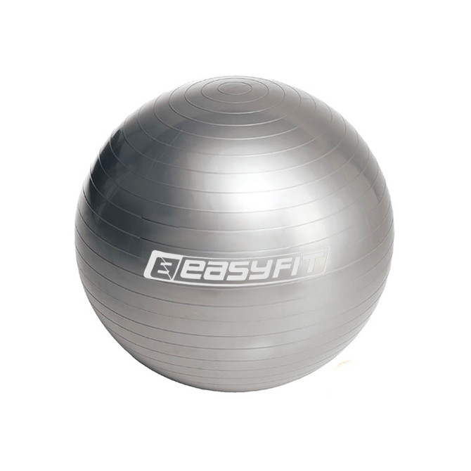 Мяч для фитнеса EasyFit 75 см серый