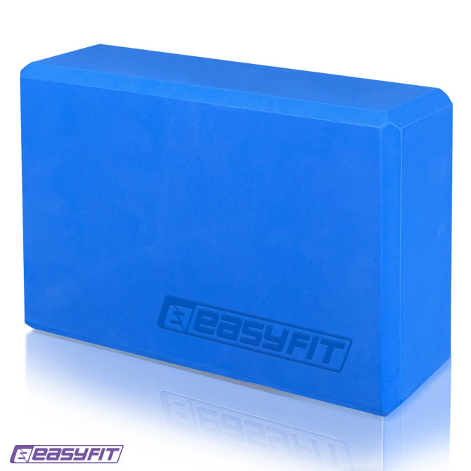 блок для йоги EasyFit EVA синій