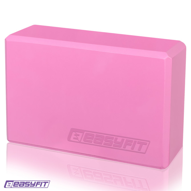 блок для йоги EasyFit EVA рожевий