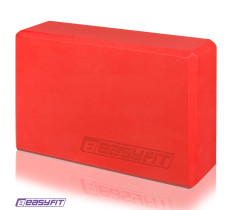 Блок для йоги EasyFit EVA Красный