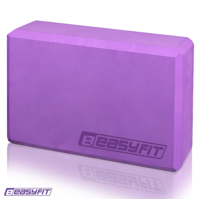блок для йоги EasyFit EVA фіолетовий