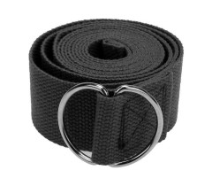 Ремінь для йоги EasyFit Чорний