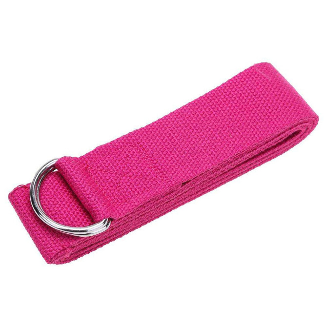 Ремень для йоги EasyFit Розовый