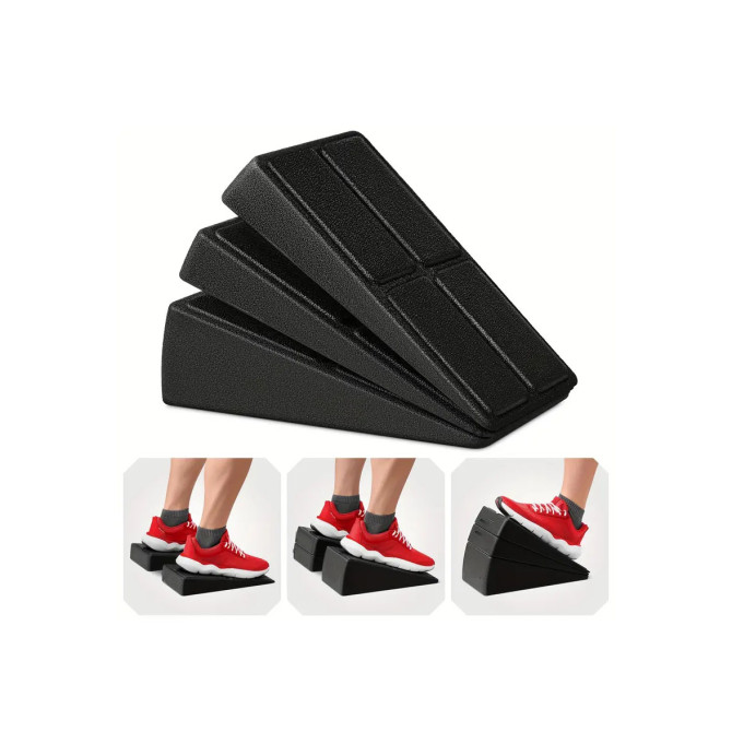 клиновой блок для приседаний Easyfit - клин-платформа для растяжки
