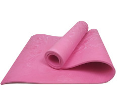 Коврик для йоги и фитнеса EasyFit PER Premium Mat 8 мм Розовый