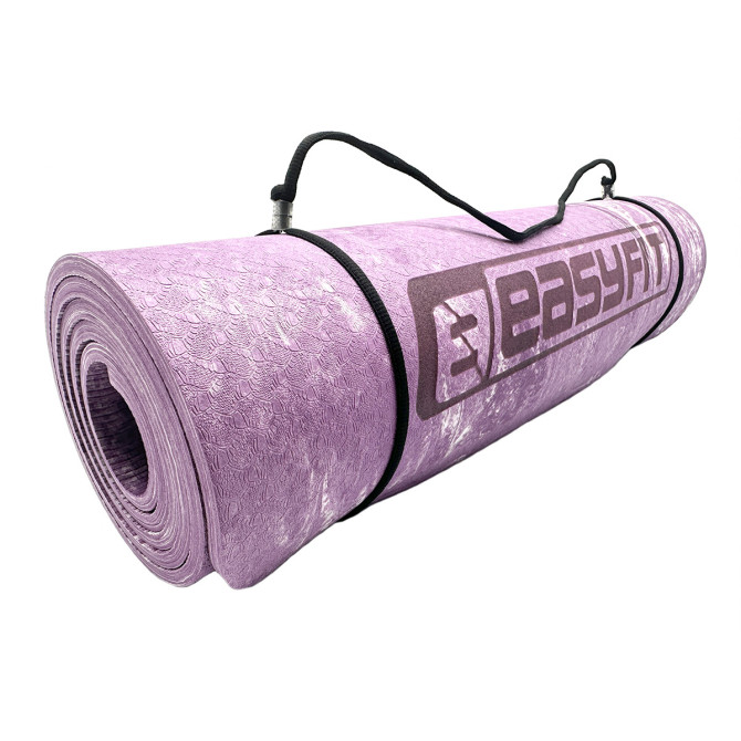 заказать коврик для йоги и фитнеса EasyFit PER Premium Mat 8 мм фиолетовый