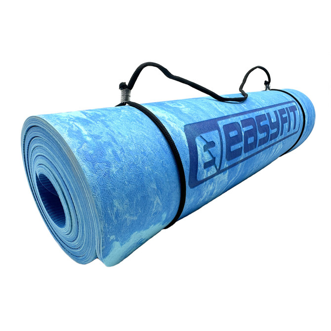 заказать коврик для йоги и фитнеса EasyFit PER Premium Mat 8 мм синий