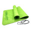 коврик для йоги и фитнеса EasyFit PER Premium Mat 8 мм салатовый