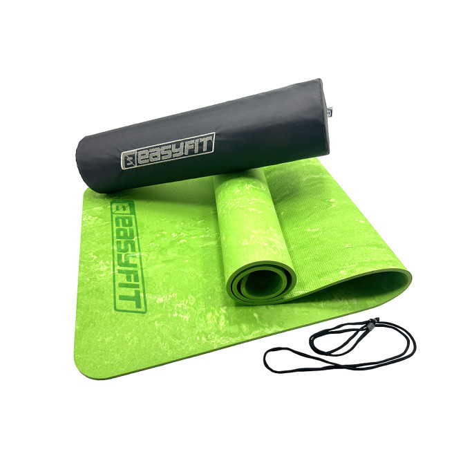 Коврик для йоги и фитнеса EasyFit PER Premium Mat 8 мм салатовый + Чехол купить в Киеве, Львове, Днепре, Харькове, Запорожье, Кропивницком, Тернополе, Одессе