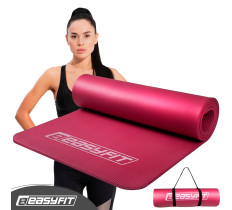 Коврик для фитнеса и йоги EasyFit NBR 10 мм Красный