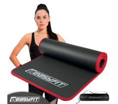 Килимок для йоги та фітнесу EasyFit Flex Pro з червоним кантом