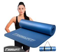 Килимок для фітнесу та йоги EasyFit NBR 10 мм Синій