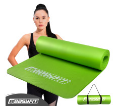 Коврик для фитнеса и йоги EasyFit NBR 10 мм Зеленый