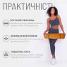  быстрая доставка коврик для йоги и фитнеса EasyFit TPE+TC 6 мм с чехлом оранжевый-черный